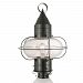1510-GM-SE - Norwell Lighting - Classic Onion - One Light Large Outdoor Post Mount Gun Metal Finish with Clear Glass - Classic Onion
