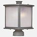3250FSBZ - Maxim Lighting - Terrace - 19.25 Inch One Light Medium Outdoor Post Mount Bronze Finish with Frosted Seedy Glass - Terrace