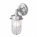 1425-CH-SO - Norwell Lighting - Compton - One Light Outdoor Wall Mount Chome Finish with Shiny Opal Glass - Compton