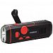 Life+Gear LG38-60675-RED 120-Lumen Stormproof USB Crank Flashlight & Radio
