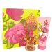Betsey Johnson by Betsey Johnson Gift Set -- 3.4 oz Eau De Parfum Spray + 6.7 oz Body Lotion for Women