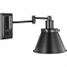 P710085-031 - Progress Lighting - Hinton - 8.25 Inch 1 Light Wall Bracket Black Finish with Black Shade - Hinton