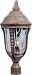 40201WGET - Maxim Lighting - Whitter Vx 3-light Outdoor Pole/post Lantern Earth Tone Finish With Water Glass - Whittier VX
