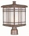 3320FSET - Maxim Lighting - Sienna - One Light Medium Outdoor Post Mount Earth Tone Finish with Frosted Seedy Glass - Sienna