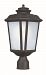 85640WFBO - Maxim Lighting - Radcliffe EE - One Light Medium Outdoor Post Mount Black Oxide Finish with Weathered Frost Glass - Radcliffe EE