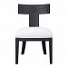 23533 - Uttermost - Idris - 34 inch Armless Chair Birch Wood/Charcoal Black Stain Finish - Idris