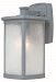 85753FSPL - Maxim Lighting - Terrace EE - One Light Medium Outdoor Wall Mount Platinum Finish with Frosted Seedy Glass - Terrace EE