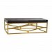 1114-236 - Dimond Home - Beacon Towers - 48 Inch Coffee Table Gold/Black Finish - Beacon Towers