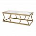 114-114 - Dimond Home - Metal Cloud - 30 Inch Coffee Table Antique Gold Leaf/Mirror Finish - Metal Cloud