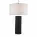 D2766 - Dimond Lighting - Punk - One Light Table Lamp Navy Blue Finish with White Faux Silk Shade -