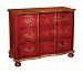 88-1341 - Sterling Industries - Wesley Chest Aged Red Finish - Wesley