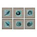 151-004/S6 - Sterling Industries - 22 Inch Decorative Wall Art (Set Of 6) Washed Wood Finish -