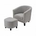 16892 - Stein World - Elana - 30 Inch Chair Grey Linen/Black Finish - Elana