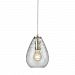 10760/1-LA - Elk Lighting - Lagoon - One Light Pendant with Recessed Lighting Kit Satin Nickel Finish with Clear Water Glass - Lagoon