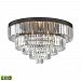 15226/6-LED - Elk Lighting - Palacial - 31 Inch 28.8W 6 LED Chandelier Oil Rubbed Bronze Finish with Clear Crystal - Palacial