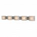 BV715-6-16 - Elk Lighting - Pannelli - Five Light Bath Vanity Stainless Steel Finish with Hand-Molded White Alabaster Glass - Pannelli