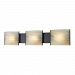 BV713-HM-45 - Elk Lighting - Pannelli - Three Light Bath Vanity Oil Rubbed Bronze Finish with Hand-Molded Honey Alabaster Glass - Pannelli