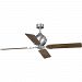 P250010-081 - Progress Lighting - Royer - 56 Inch 4 Blade Ceiling Fan Antique Nickel Finish with Chestnut Blade Finish - Royer