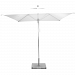 782sr76 - Galtech International - Four Pulley Lift - 8' x 8' Square Umbrella 76: Heather Beige SR: SilverSunbrella Solid Colors - Quick Ship -