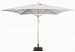 792sr41 - Galtech International - Manual Lift - 10' x 10' Square Umbrella 41: Melon SR: SilverSunbrella Solid Colors -