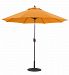 636mb40 - Galtech International - 9' Manual Tilt Octagonal Aluminum Umbrella 40: Tangelo MB: BronzeSunbrella Solid Colors - Quick Ship -