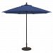 735bk42 - Galtech International - 9' Commercial Octagonal Umbrella 42: Flax BK: BlackSunbrella Solid Colors - Quick Ship -