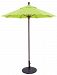 715AB36 - Galtech International - 6' Commercial Octagon Umbrella 36: Kiwi Green AB: Antique BronzeSuncrylic - Quickship -