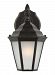 89937-782 - Generation Lighting - Bakersville - 1 Light Small Outdoor Wall Lantern Heirloom Bronze Finish With Satin Etched Glass - Bakersville