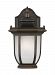8436301-71 - Generation Lighting - Childress - 1 Light Extra Small Outdoor Wall Lantern Antique Bronze Finish With Satin Etched Glass - Childress