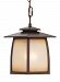 OL8511EN3/SBR - Generation Lighting - Wright House - 16.75 Inch 9.3W 1 LED Outdoor Pendant Sorrel Brown Finish With Striated Ivory Glass - Wright House