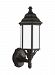 8538751-71 - Generation Lighting - Sevier - 1 Light Small Uplight Outdoor Wall Lantern Antique Bronze Finish With Satin Etched Glass - Sevier