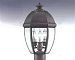 5755CLBP - Maxim Lighting - Three Light Outdoor Post Brushed Pewter Finish with Clear Glass -
