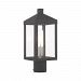 20590-76 - Livex Lighting - Nyack - One Light Outdoor Post Top Lantern Scandinavian Gray Finish with Clear Glass - Nyack