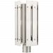 21776-91 - Livex Lighting - Utrecht - 20 Inch One Light Outdoor Post Top Lantern Brushed Nickel Finish with Clear Glass - Utrecht