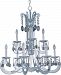 22327PC - Maxim Lighting - Cyclone - Nine Light 2-Tier Chandelier Polished Chrome Finish with Clear Glass with Beveled Smoke Crystal - Cyclone