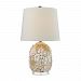 D2655 - Dimond Home - Natural Shell - One Light Table Lamp Shell Finish with Off-White Linen Shade - Natural Shell