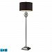 D1427B-LED - Dimond Lighting - Waverly - LED Floor Lamp Chrome Plated Finish with Milano Black Shade - Waverly