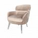 1204-078 - Dimond Home - Moxie - 35.2 Inch Chair Mink Velvet/Stainless Steel Finish - Moxie