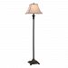 D2370 - Dimond Lighting - Woodbury - One Light Floor Lamp Brown Finish with Cream Shade - Woodbury