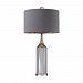D2749 - Dimond Home - Cone Neck - One Light Tall Table Lamp Grey/Gold Finish with Grey Faux Silk Shade - Cone Neck