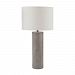 157-013 - Dimond Lighting - Cubix - One Light Table Lamp Concrete Finish with Off White Shade - Cubix