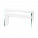 1203-001 - Dimond Lighting - Leen - 47 Inch Console Gloss White Finish with Clear Glass - Leen