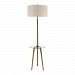 D3644 - Dimond Lighting - Timbuktu - One Light Floor Lamp Aged Gold Finish with Taupe Fabric Shade - Timbuktu