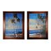 10215-S2 - Sterling Industries - Embellished Tropical Breeze I And II - 48 Inch Wall Art Brown Finish - Embellished Tropical Breeze I