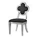 136-010 - Sterling Industries - Penryn - 38 Inch Dining Chair Purple/Silver Leaf Finish - Penryn