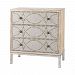3183-014 - Sterling Industries - Albiera - 35 Inch 3 Drawer Cabinet Natural Linen/Driftwood Grey Finish - Albiera