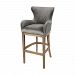 1204-031 - Sterling Industries - Roxie - 43 Inch Bar Chair Grey/Reclaimed Oak Finish - Roxie