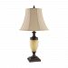 99901 - Stein World - Tate - One Light Table Lamp Antique Bronze/Amber Finish with Cream Linen Shade - Tate