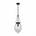 56581/1 - Elk Lighting - Victoriana - One Light Mini Pendant Oil Rubbed Bronze Finish with Clear Blown Glass - Victoriana