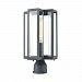 45168/1 - Elk Lighting - Bianca - One Light Outdoor Post Mount Aged Zinc Finish with Clear Glass - Bianca